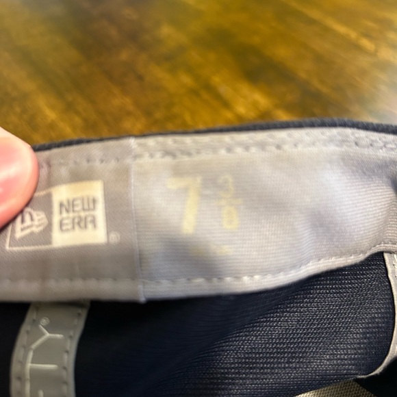 New Era Low Crown 7 3/8 Atlanta Braves BP hat - Navy - Picture 4 of 5